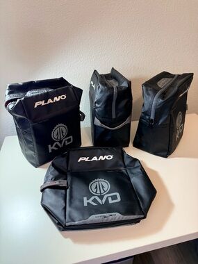 Plano KVD Signature Series 3600 Speedbag Fishing Tackle Baits Lot of 4.